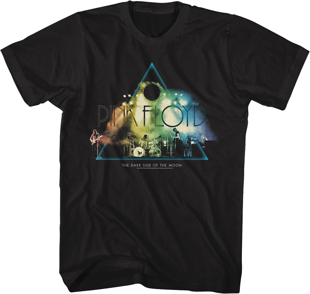 Dark Side of the Moon Concert Prism Pink Floyd T-Shirt