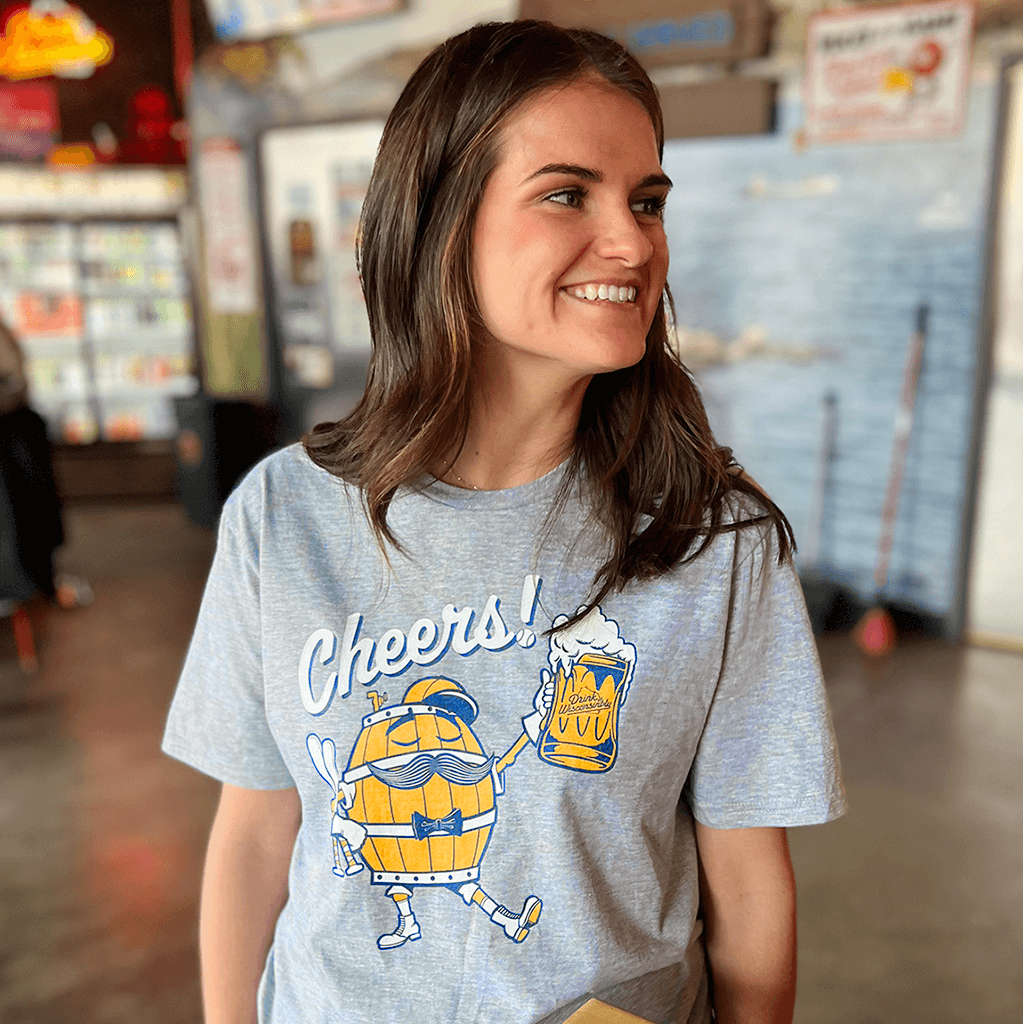 "Cheers Thirston" Grey Milwaukee Baseball T-Shirt