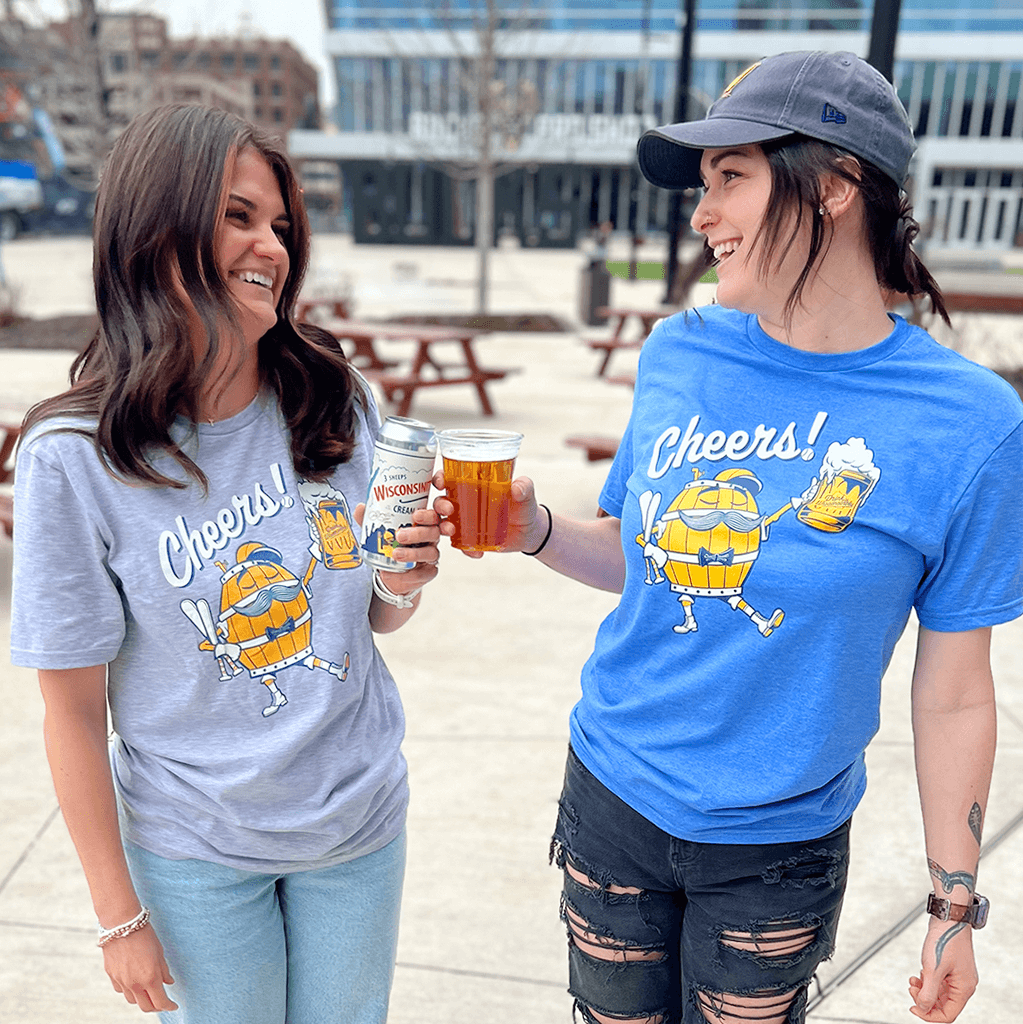 "Cheers Thirston" Blue Milwaukee Baseball T-Shirt