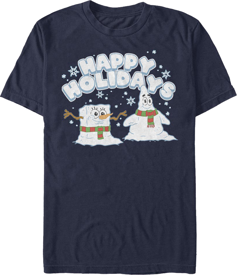 Happy Holidays SpongeBob SquarePants T-Shirt