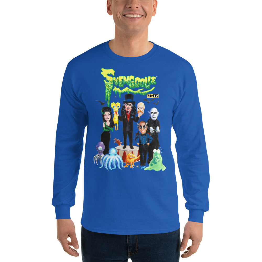 "Master of Scaremonies" Svengoolie® Long-Sleeve Shirt by Terry Beatty (2025 Series)