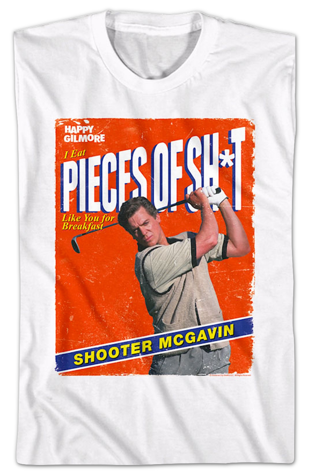 Pieces Of Shit Cereal Box Happy Gilmore T-Shirt
