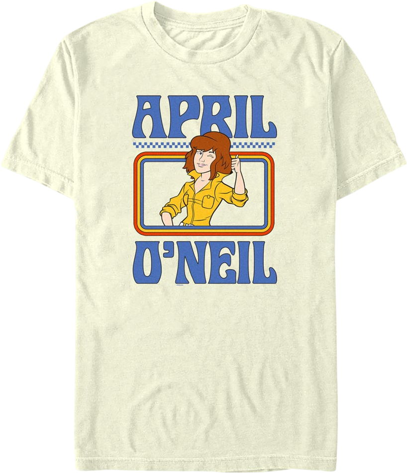 Retro April O'Neil Teenage Mutant Ninja Turtles T-Shirt