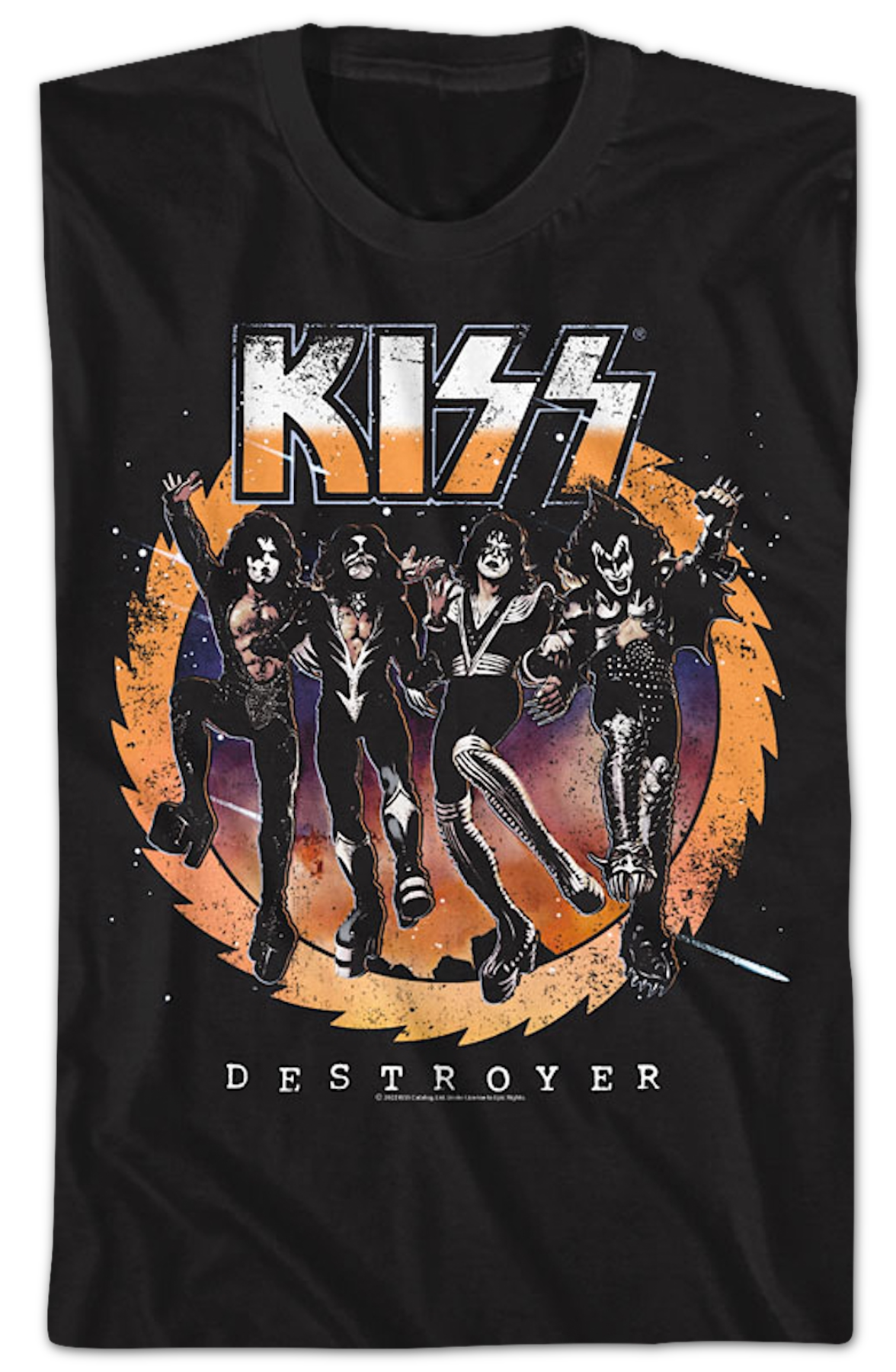 Retro Destroyer KISS T-Shirt