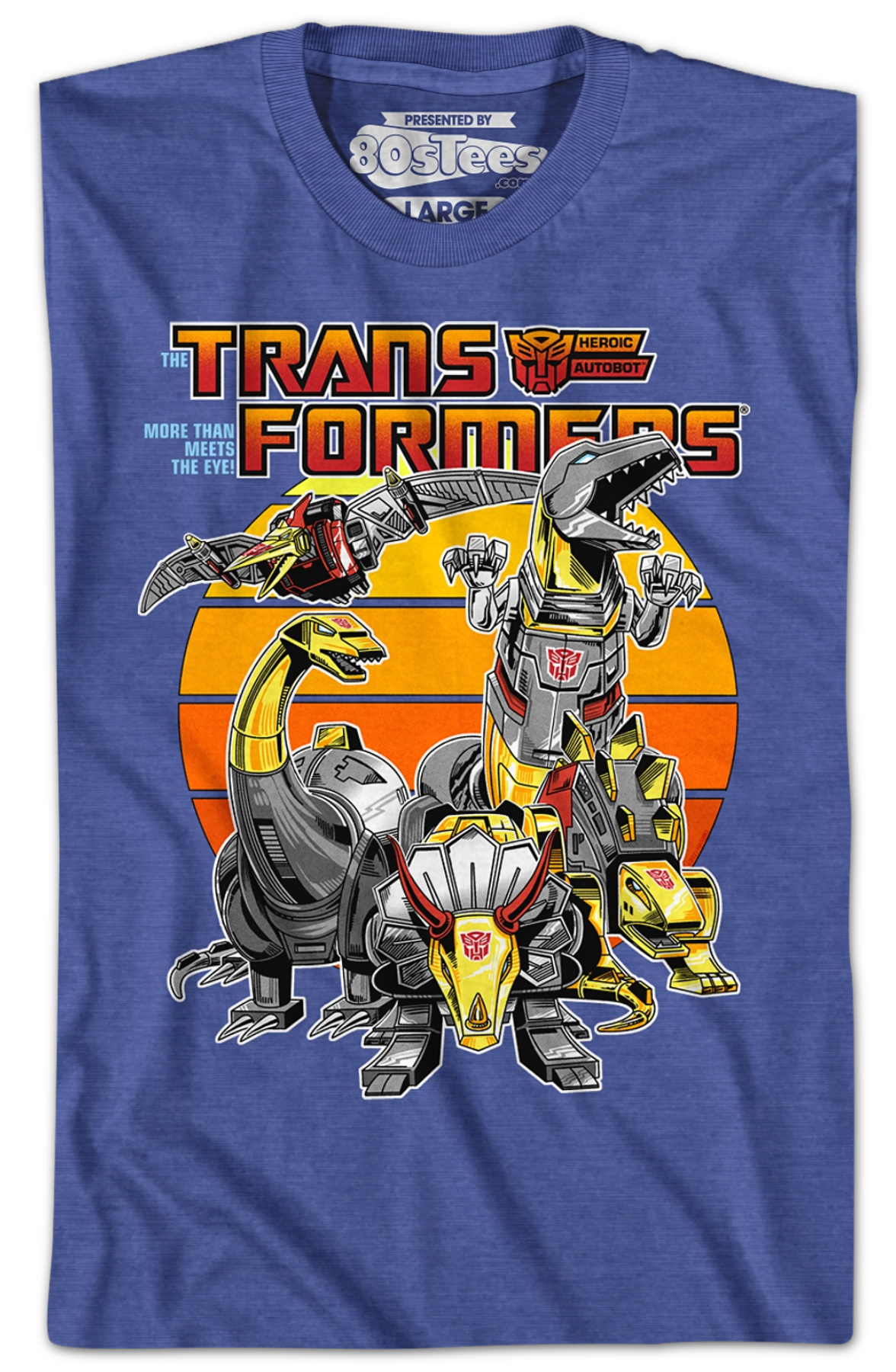 Retro Dinobots Transformers T-Shirt
