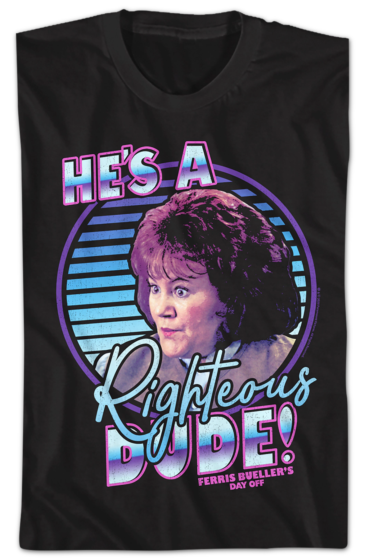 Retro He's A Righteous Dude Ferris Bueller's Day Off T-Shirt