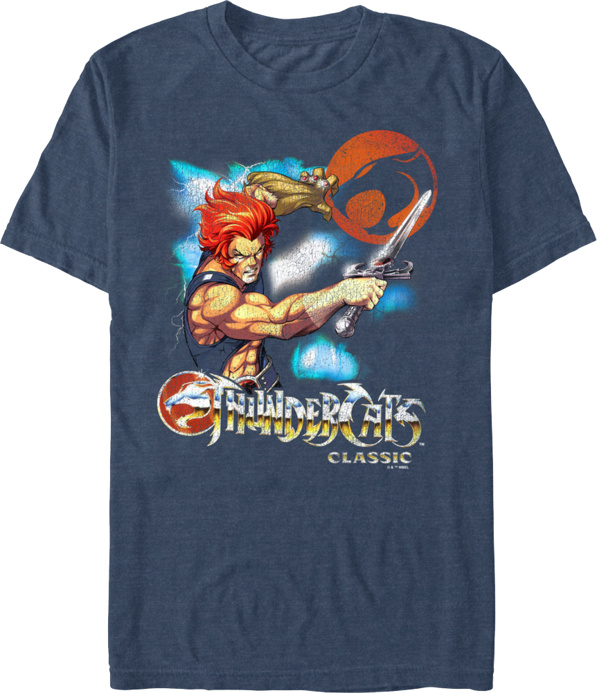 Retro Lion-O Sword of Omens ThunderCats T-Shirt