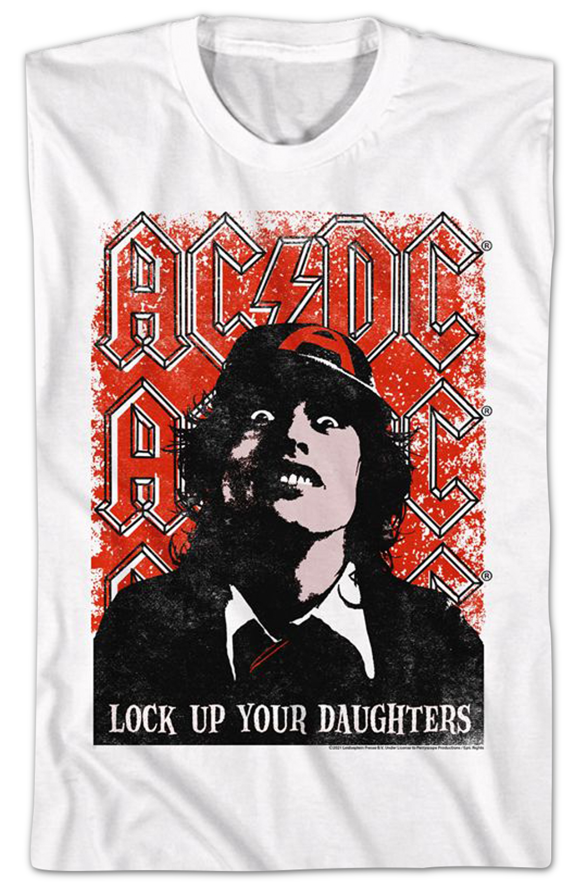 Retro Lock Up Your Daughters ACDC Shirt