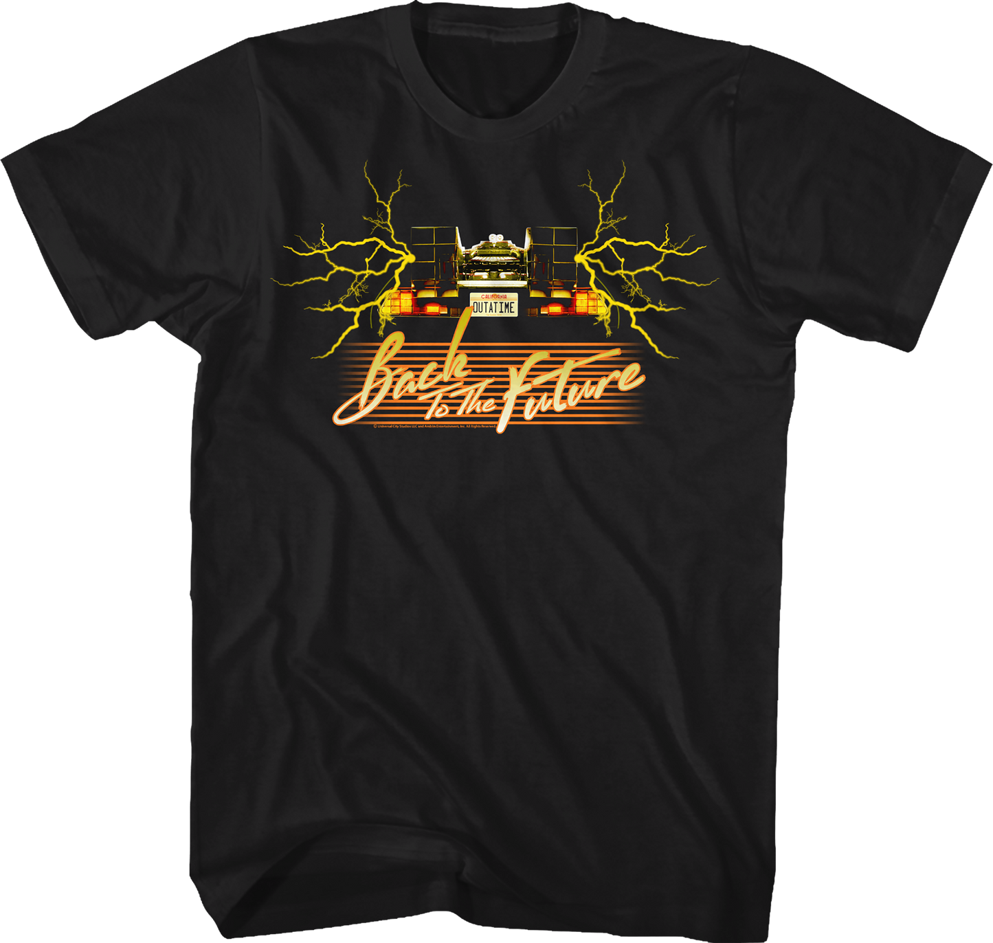 Retro OUTATIME Back To The Future T-Shirt