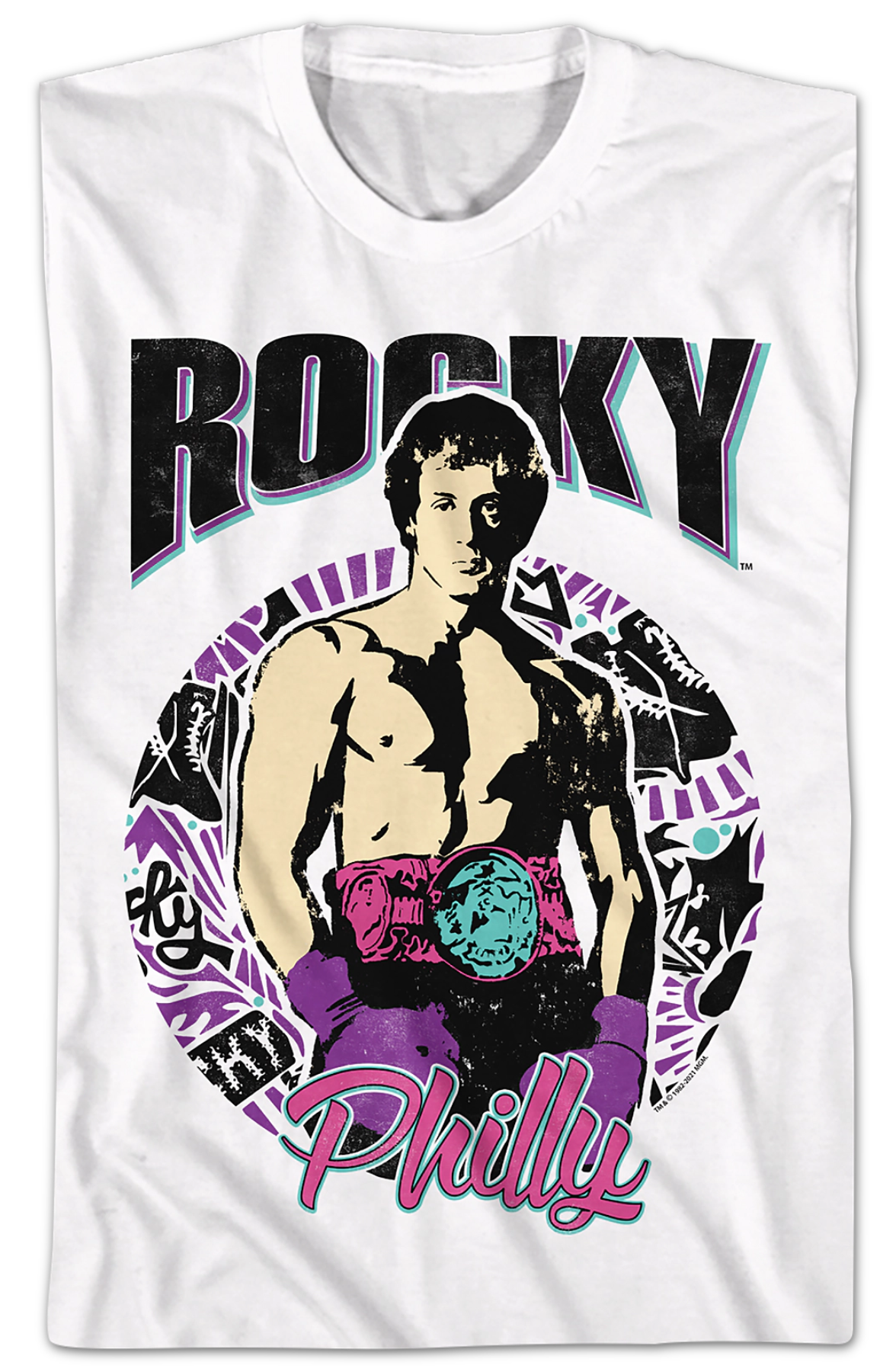 Retro Philly Impression Rocky T-Shirt