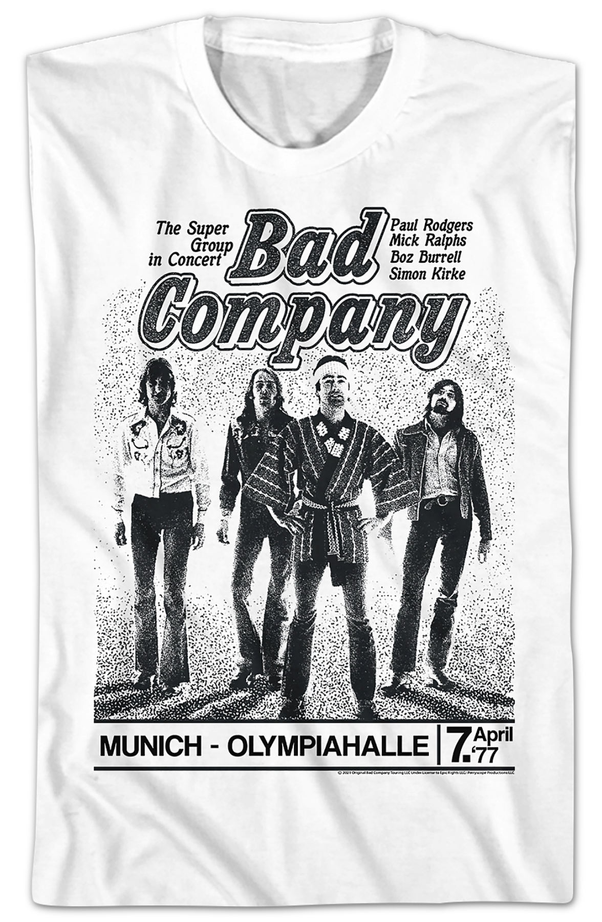 Super Group in Concert Bad Company T-Shirt