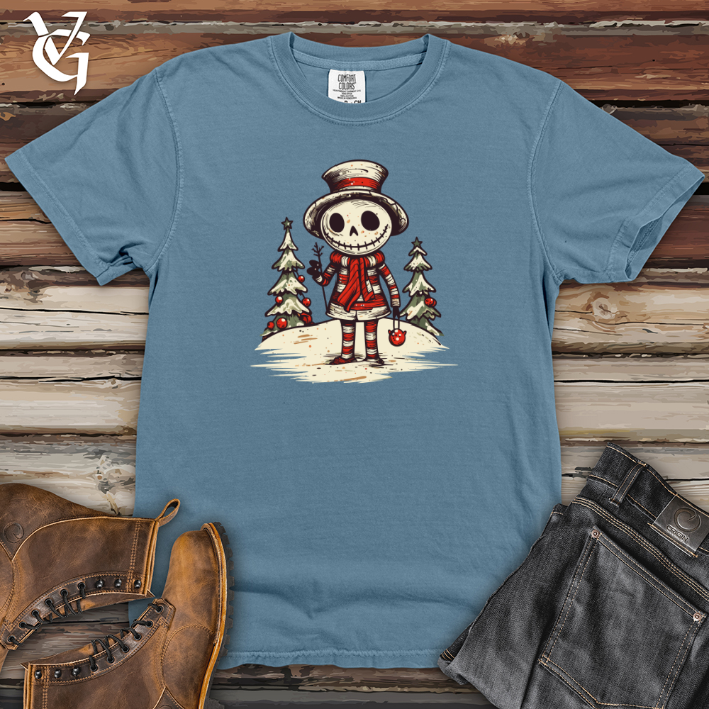 Surreal Candy Cane Frosty 01 Heavy Cotton Comfort Colors Tee