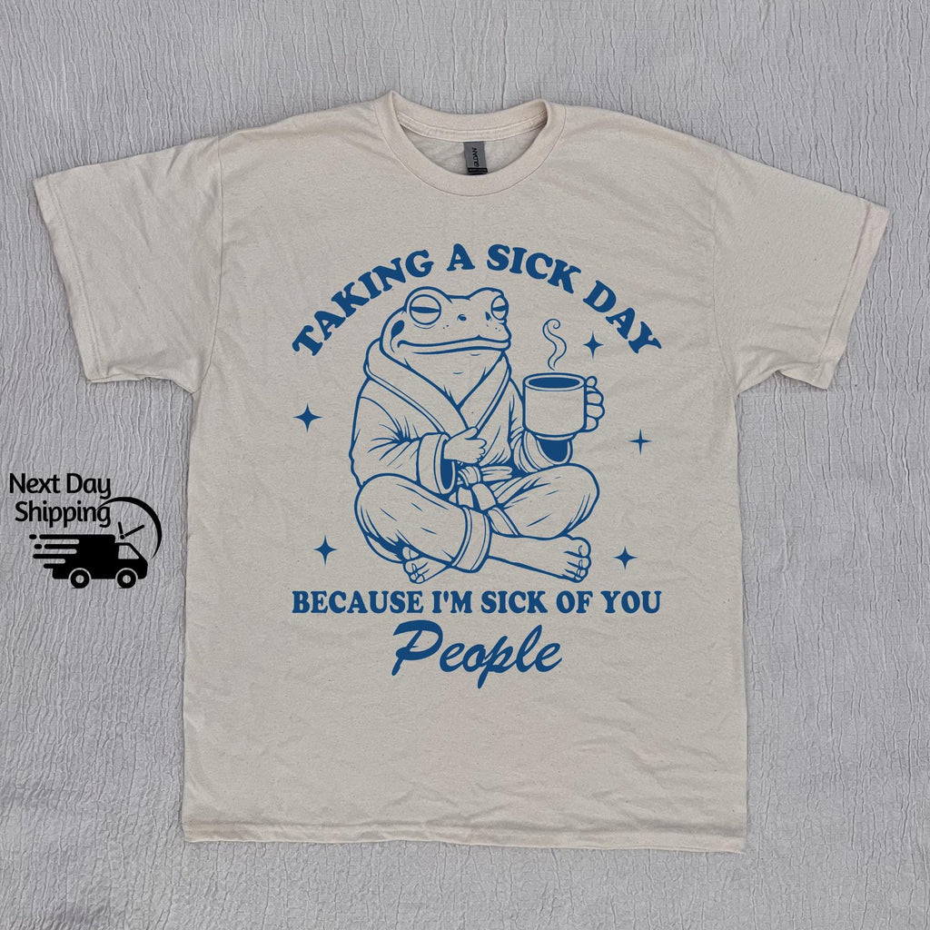 Retro Sarcastic Frog 90s Vintage Frog Retro Washed Distressed Tee Teenager Tee (1)