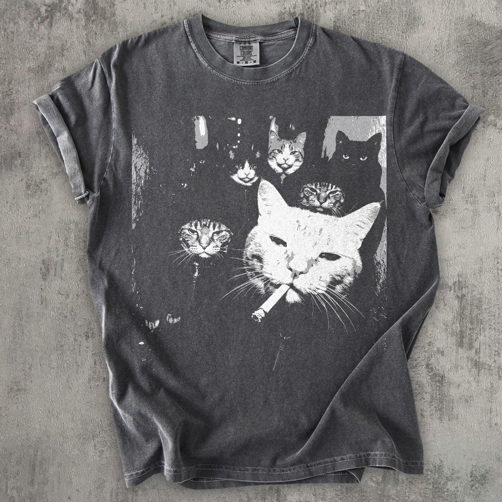 Gangster Ca Meme Cats Vintage Cat Lover Cat Meme Tee Ca Cat Dad Cat Mom (1)