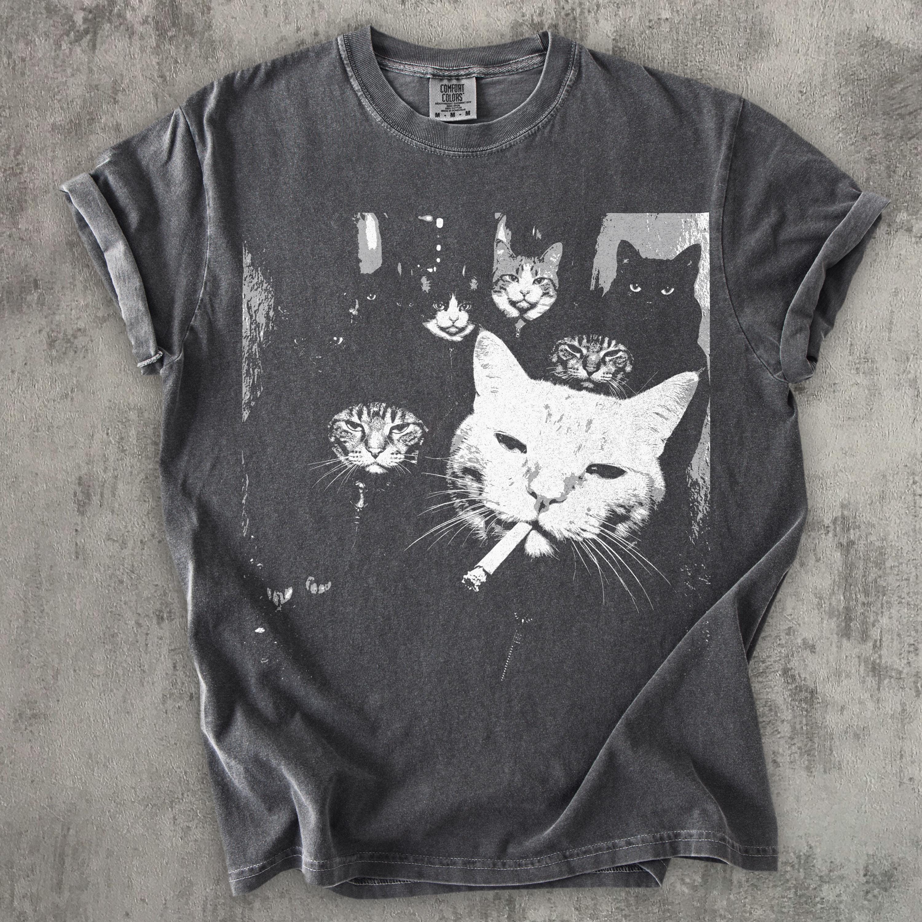 Gangster Ca Meme Cats Vintage Cat Lover Cat Meme Tee Ca Cat Dad Cat Mom (1)