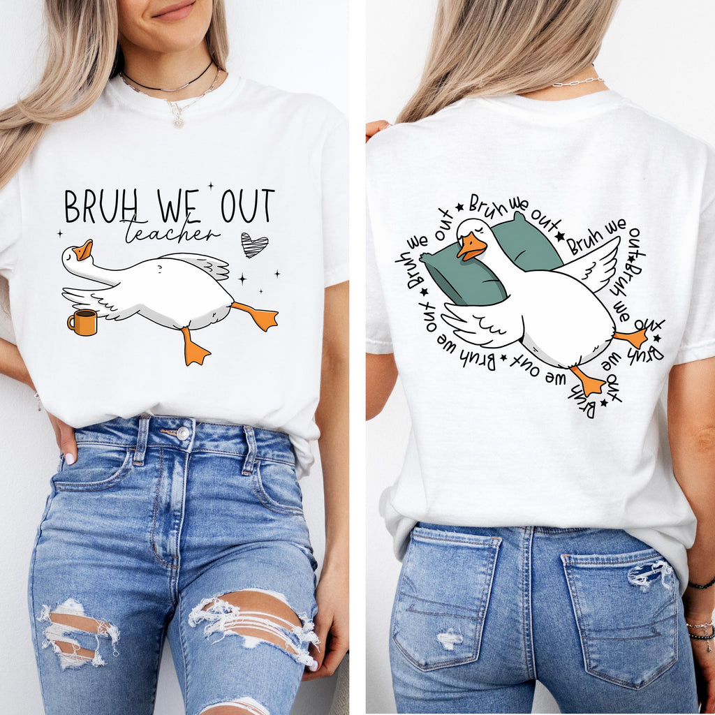 Teacher Mode Summer Teacher Last Day School Teacher Tee Summer Silly Goose Teacher Back School Matching (1)