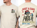 Dad Always Came Back Milk Dad Dad Joke Skeleton Fatherhood Tee Fathers Day (1)