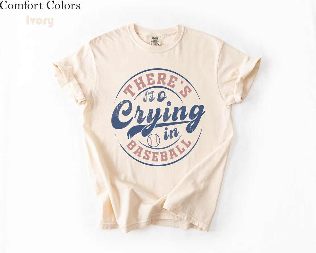 Comfort Colors Baseball Crying Baseball Baseball Game Day Baseball Mom Baseball Tee (1)