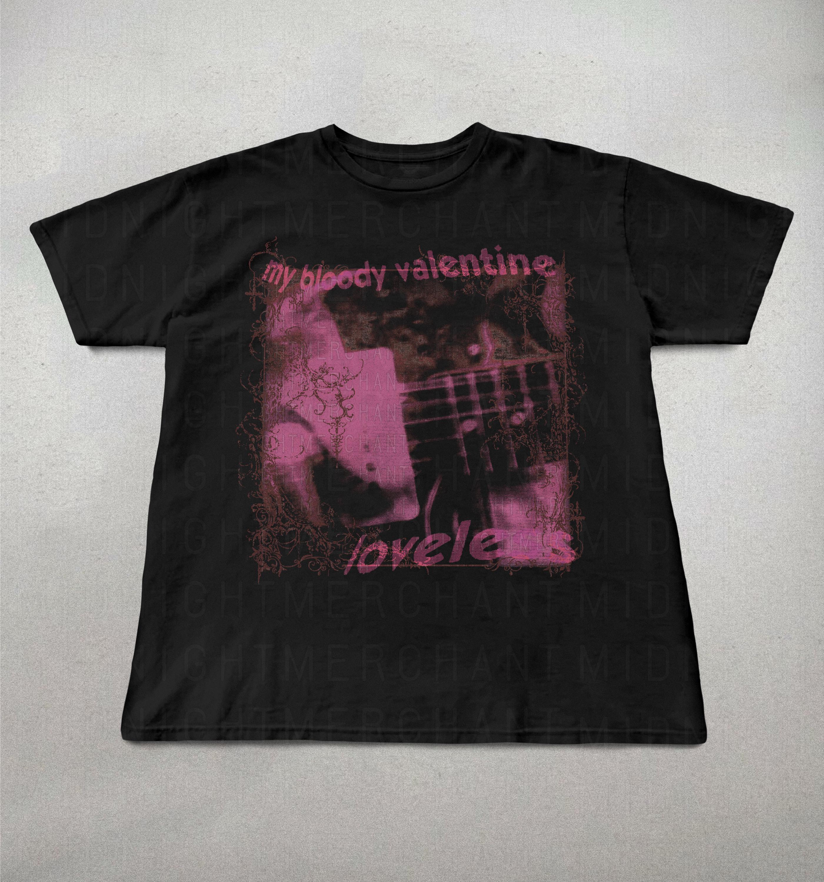 Bloody Valentine Loveless 90s Shoegaze Band Tee 90s Retro Y2k Loveless Tee (1)