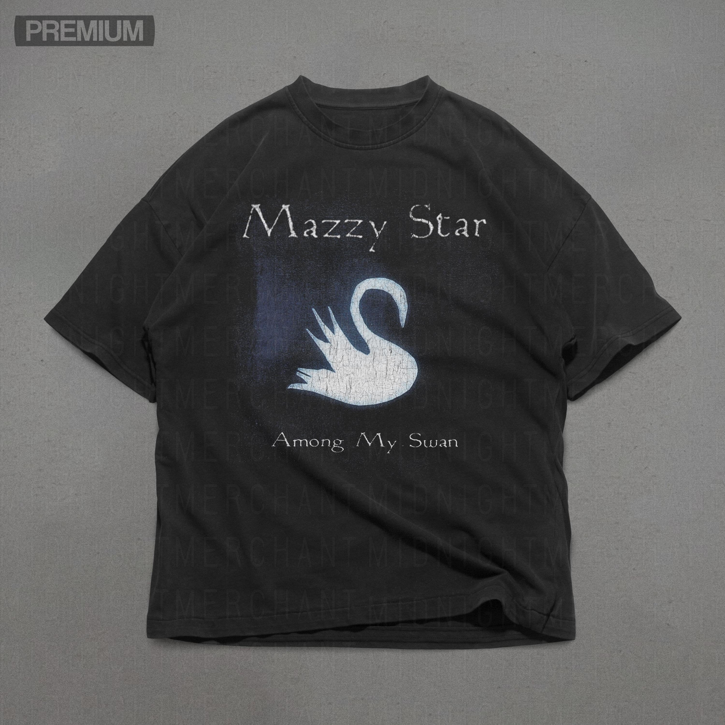 Mazzy Star Among Swan Comfort Colors Mazzy Star Baggy Band Tees 90s Band (1)