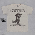 Retro Smart Fella Raccoon 90s Raccoon Vintage Vintage 90s Washed Vintage Distressed (1)