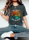 Salt Water Sun Shine Summer Holiday Retro Beach Tropical Vacation Summer Tee Sunshine (1)