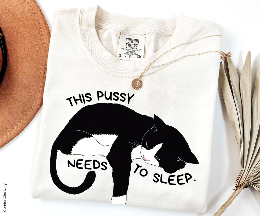 Cat Lover Cat Needs Sleep Unisex T-shirt, Sweatshirt, Hoodie (1)
