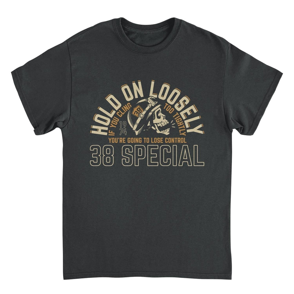 38 Special Hold on Loosely Skull Mens T Shirt Black Hoodie, Sweatshirt | CiraTrend.com (Image 1)