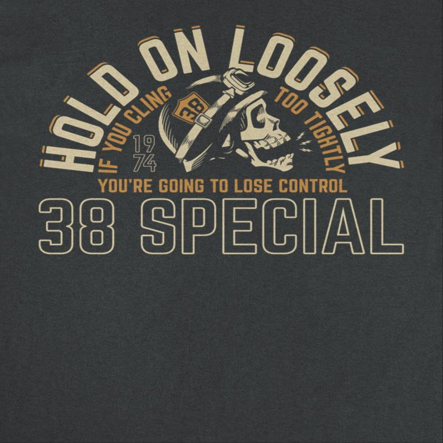 38 Special Hold on Loosely Skull Mens T Shirt Black Hoodie, Sweatshirt | CiraTrend.com (Image 2)