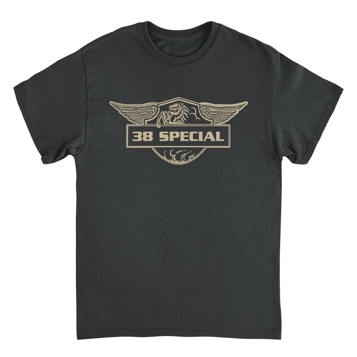 38 Special Emblem Gold Mens T Shirt Black Hoodie, Sweatshirt | CiraTrend.com (Image 1)