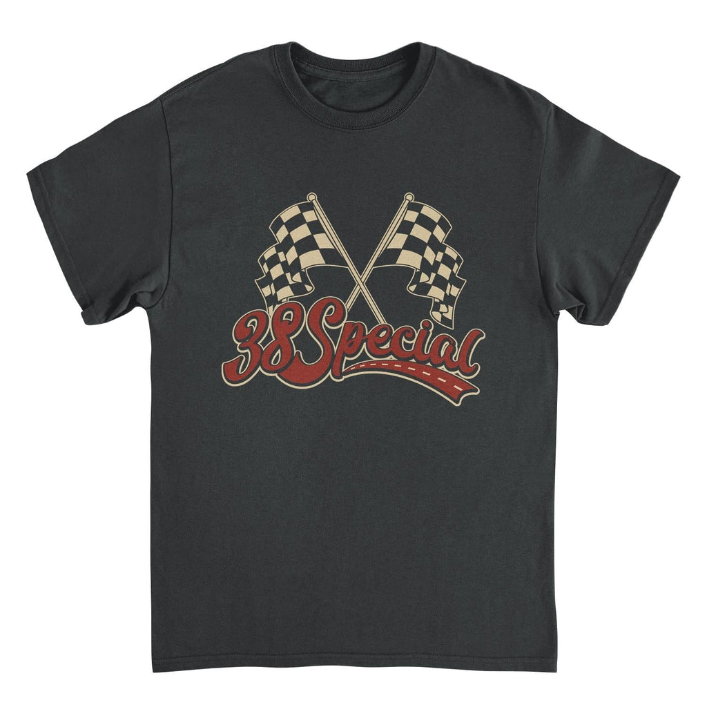 38 Special Checkered Flags Mens T Shirt Black Hoodie, Sweatshirt | CiraTrend.com (Image 1)