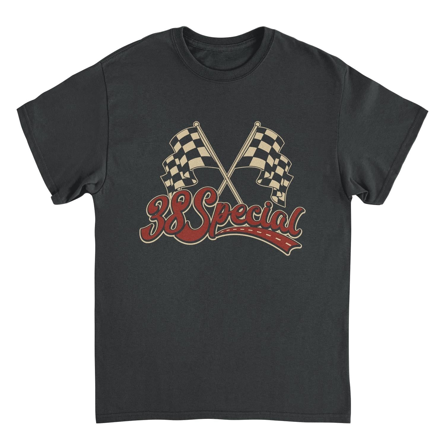 38 Special Checkered Flags Mens T Shirt Black Hoodie, Sweatshirt | CiraTrend.com (Image 1)