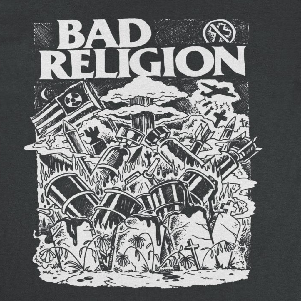 Bad Religion Wasteland Mens T Shirt Black Hoodie, Sweatshirt | CiraTrend.com (Image 2)