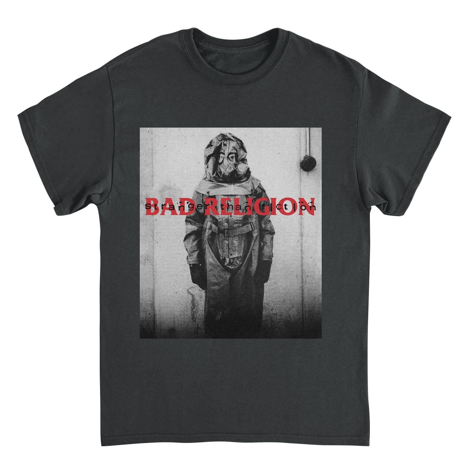 Bad Religion Hazmat Stranger Than Fiction Mens T Shirt Black Hoodie, Sweatshirt | CiraTrend.com (Image 1)