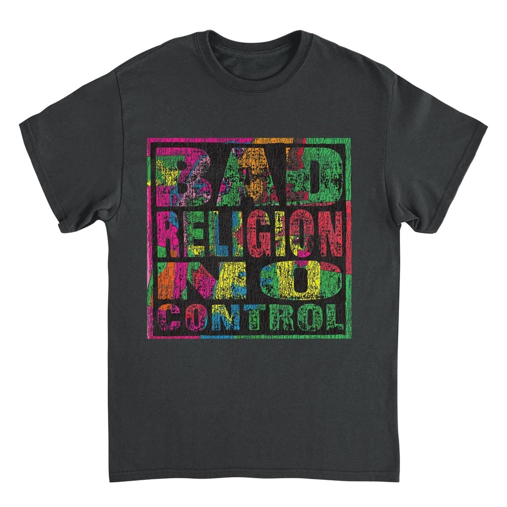 Bad Religion No Control Distress Mens T Shirt Black Hoodie, Sweatshirt | CiraTrend.com (Image 1)