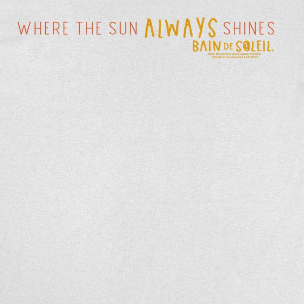 Bain De Soleil Where the Sun Always Shines Retro Sunscreen Mens T Shirt White Hoodie, Sweatshirt | CiraTrend.com (Image 2)