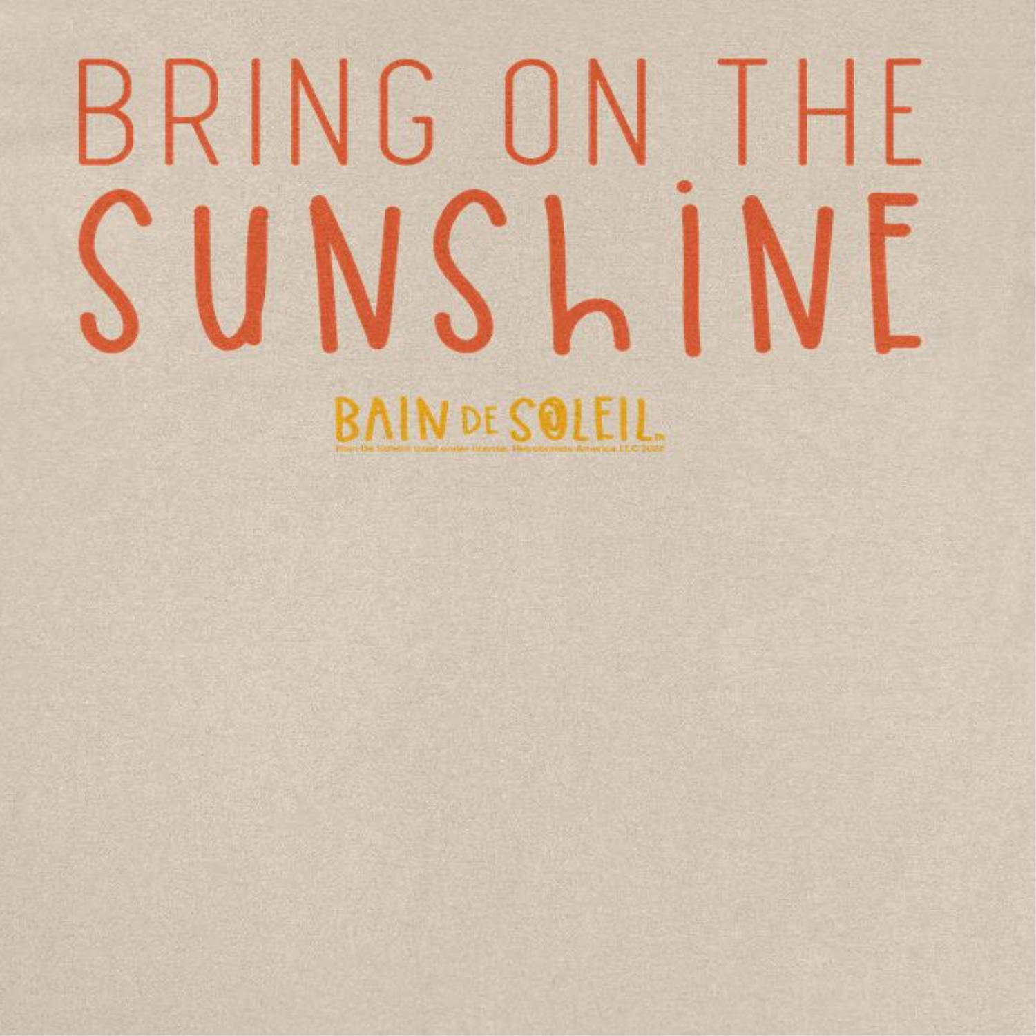 Bain De Soleil Bring On the Sunshine Retro Sunscreen Mens T Shirt Sand Hoodie, Sweatshirt | CiraTrend.com (Image 2)