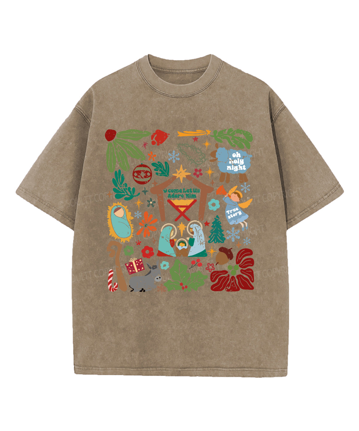 O Holy Night Washed Christian T-shirt Style001 Hoodie, Sweatshirt | CiraTrend.com (Image 5)