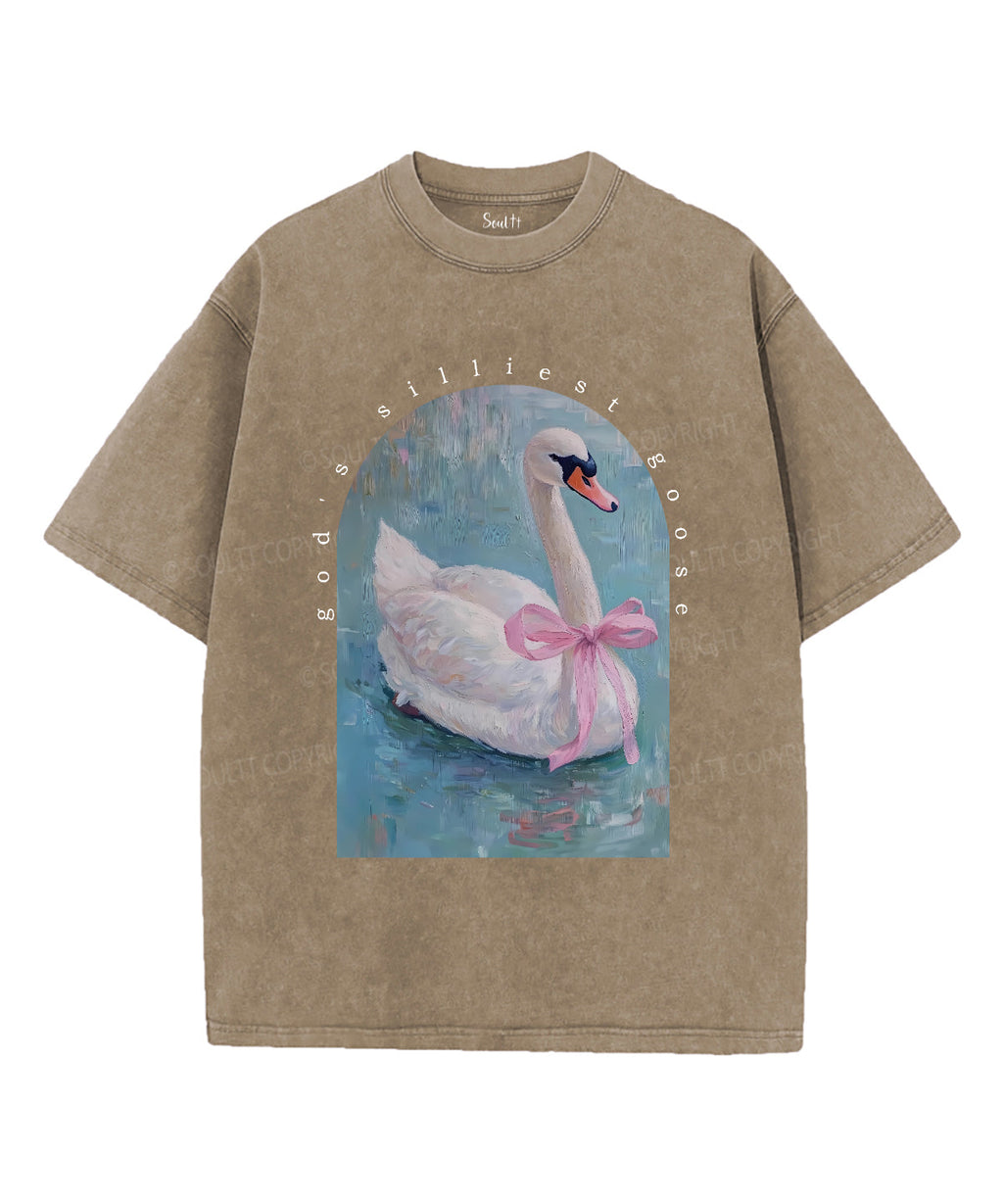 God'S Silliest Goose Washed Christian Style002 T-Shirts, Hoodie, Sweatshirt