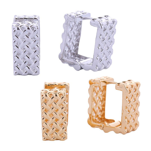 14K Gold-Dipped Huggie Earrings