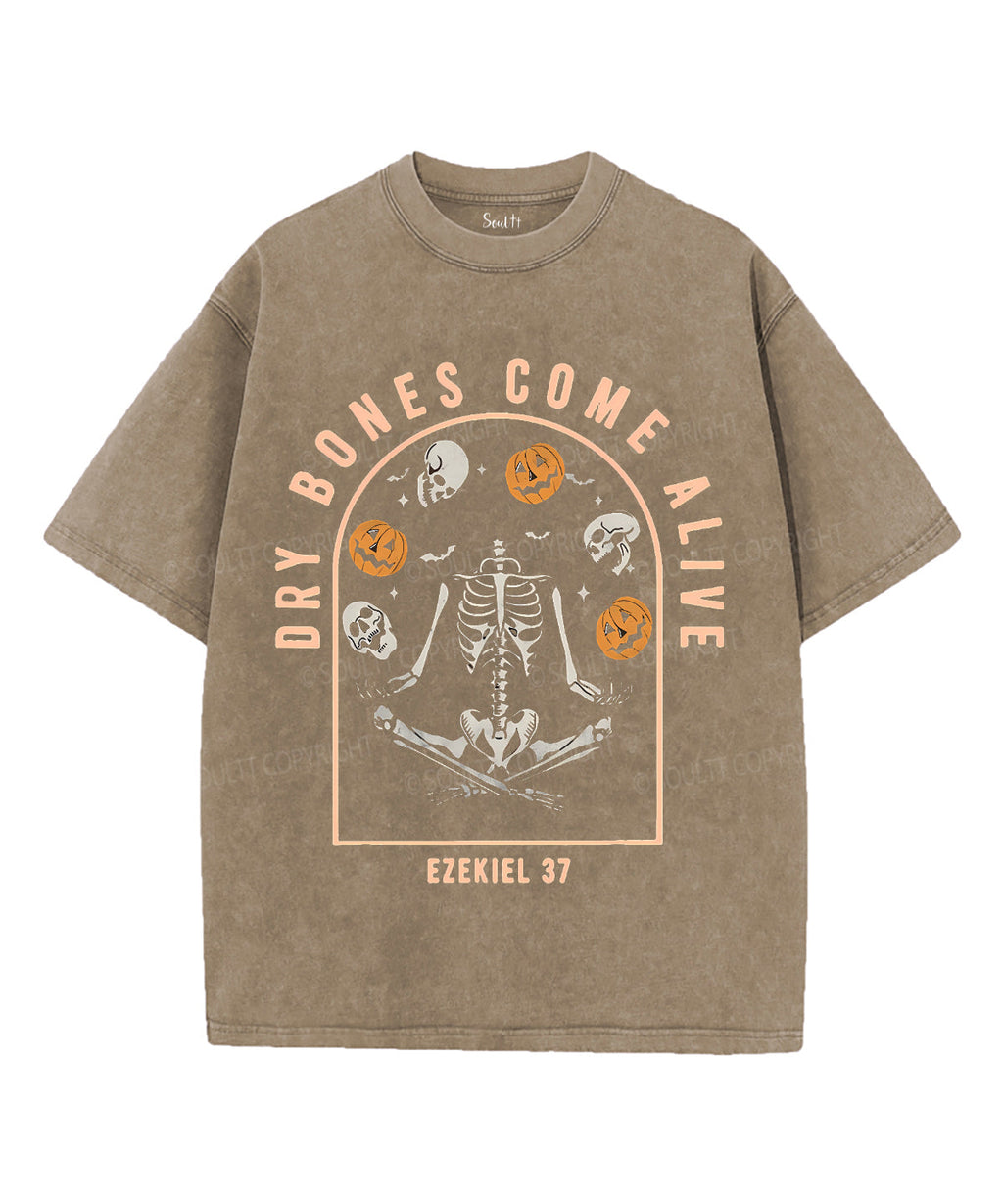Dry Bones Come To Life Unisex Washed Christian T-shirt Style010 Hoodie, Sweatshirt | CiraTrend.com (Image 2)