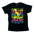 Powerline Mens T-Shirt -Neon Stand Out World Tour '95 on Front Cities Hoodie, Sweatshirt | CiraTrend.com (Image 1)