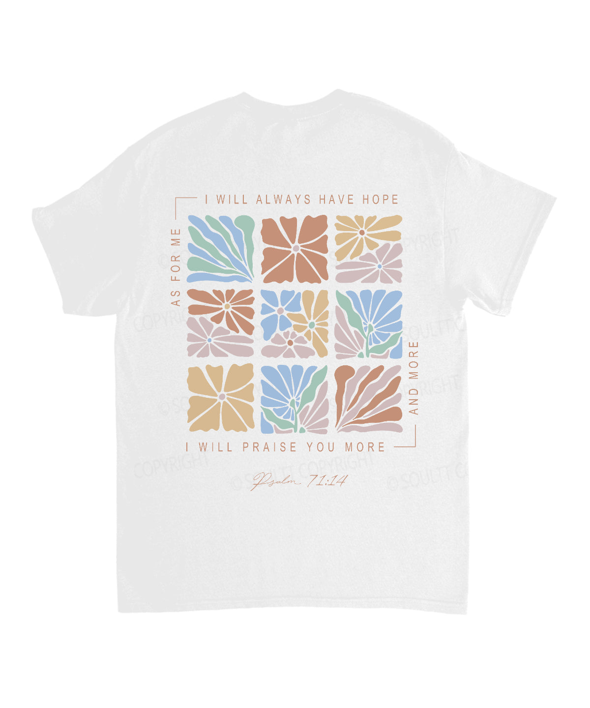 I Will Always Have Hope Double Sided Unisex Cotton Christian T-Shirt Hoodie, Sweatshirt | CiraTrend.com (Image 3)