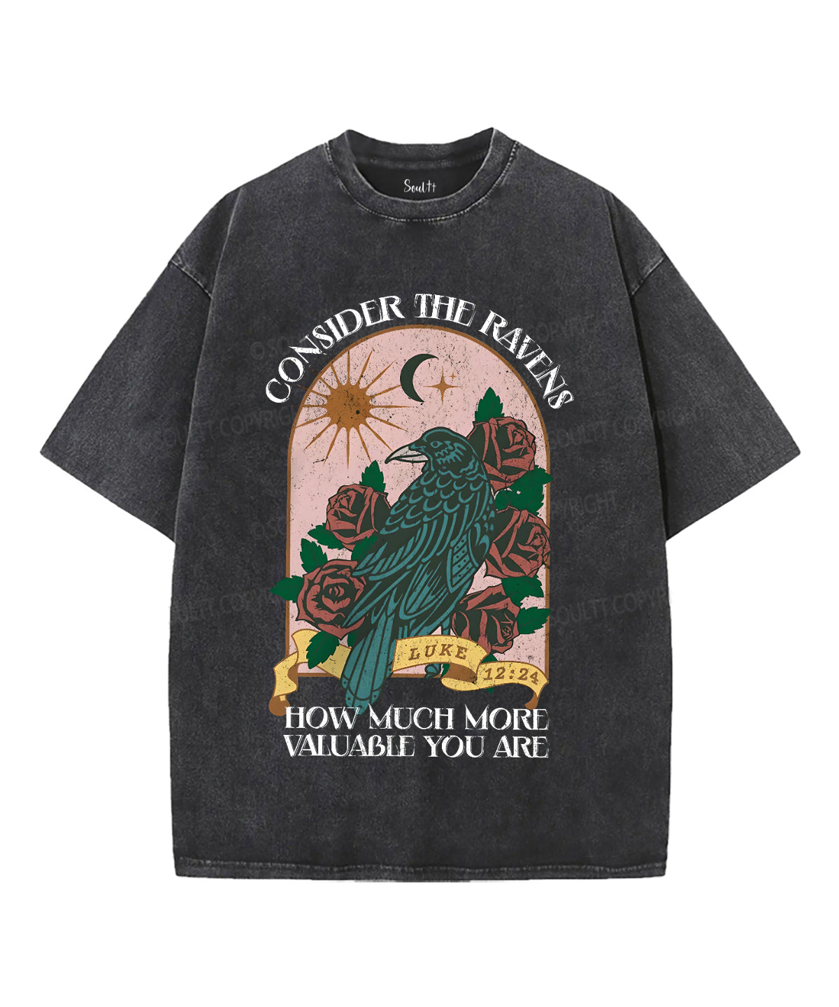 Consider Ravens Washed Christian T-Shirts, Hoodie, Sweatshirt