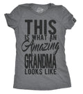 This Is What An Amazing Grandma Looks Like Women's T Shirt Hoodie, Sweatshirt | CiraTrend.com (Image 1)