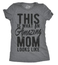 This Is What An Amazing Mom Looks Like Women's T Shirt Hoodie, Sweatshirt | CiraTrend.com (Image 1)