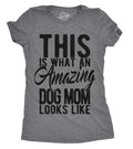 This Is What An Amazing Dog Mom Looks Like Women's T Shirt Hoodie, Sweatshirt | CiraTrend.com (Image 1)