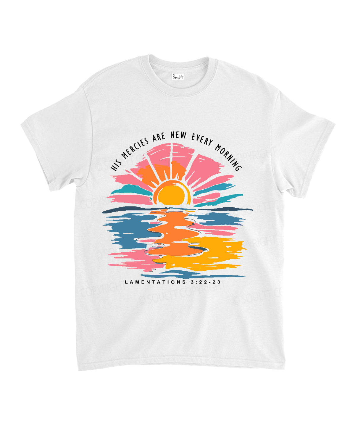 His Mercies Are New Unisex Cotton Christian T-Shirt Style004 Hoodie, Sweatshirt | CiraTrend.com (Image 2)