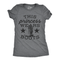 This Princess Wears Boots Women's T Shirt Hoodie, Sweatshirt | CiraTrend.com (Image 1)