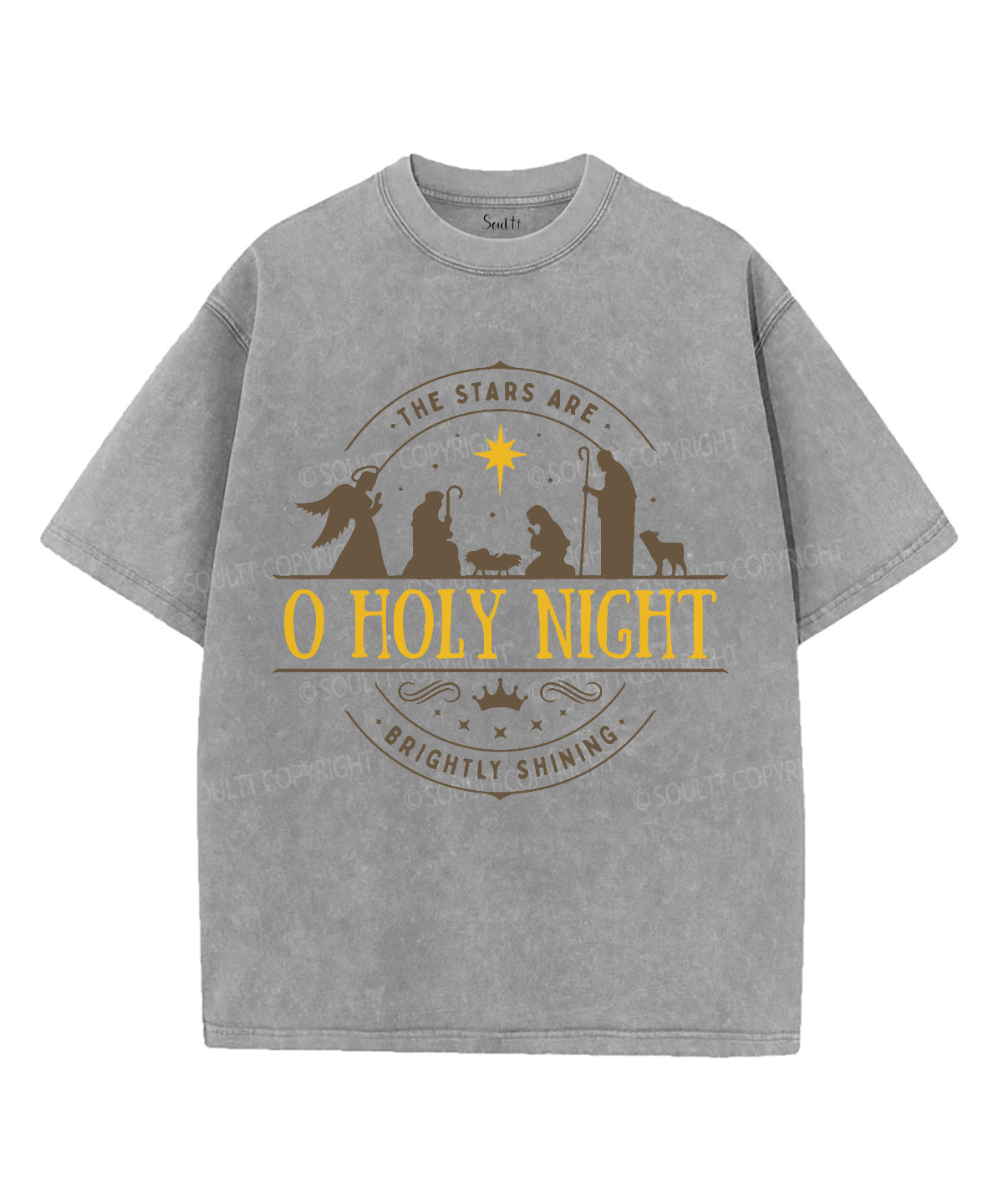 O Holy Night Washed Christian T-shirt Style002 Hoodie, Sweatshirt | CiraTrend.com (Image 4)